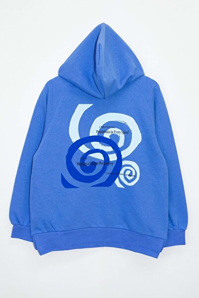 Waka Waka Hanorac pentru băiat cu glugă, imprimat în față și în spate