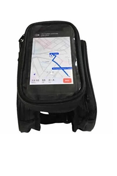 TEXT Tex Bicycle Bisiklet Heybe Çanta Kadro Üstü Telefonluklu Siyah Xbyc835