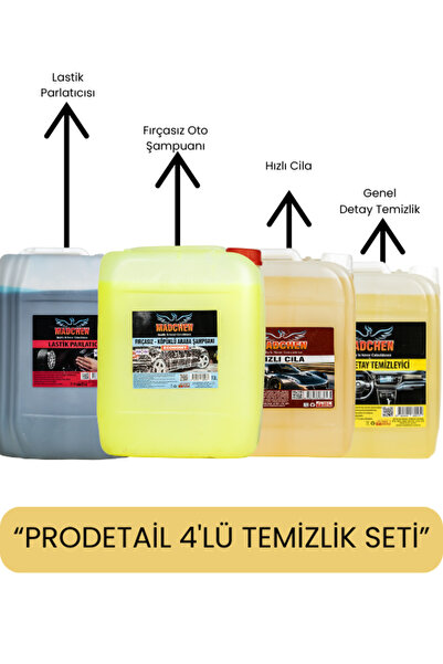 MADCHEN Prodetail 4'lü Temizlik Seti