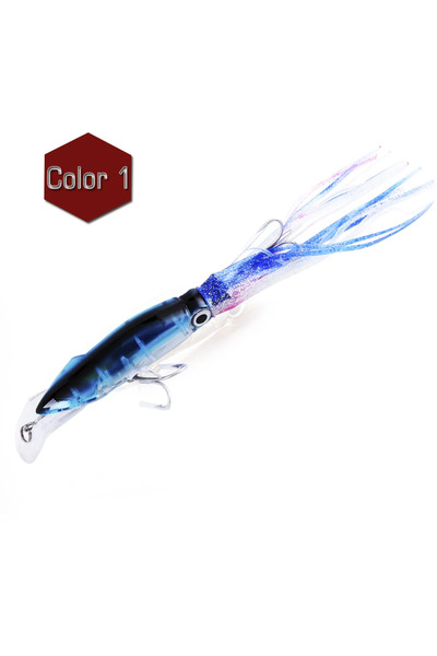 Choice طُعم صيد سمك Sougayilang الأزرق طُعم صناعي من البلاستيك الصلب طُعم أخط...