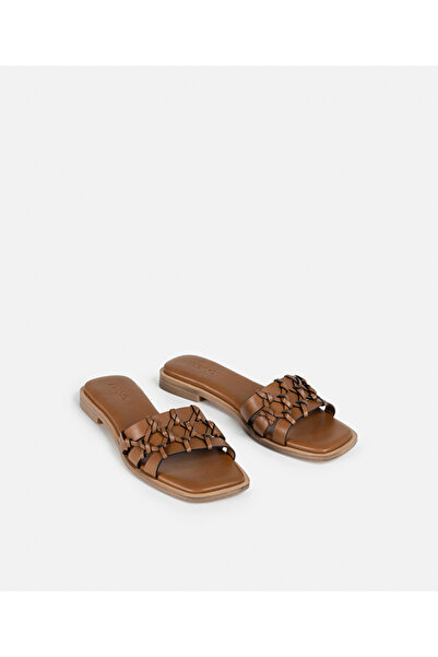 İpekyol Örgü dokulu terlik