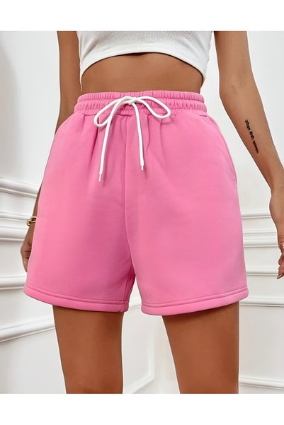 NewCabin New Season Pink Cotton Summer Women's Shorts