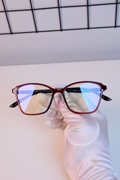 LOOKUP Blue Eyewear Protected Screen Glasses Unisex Optical Compatible Tr90 Unbreakable Frame Transparent Glass