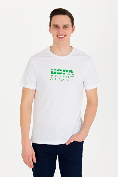 U.S. Polo Assn. U.S. Polo Men's O Neck Regular Fit Sports T-shirt Laren G81sz...