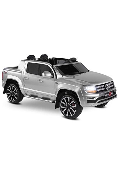 BabyHope 441 Quattro 4x4 24v Uzaktan Kumandalı Akülü Araba Metalik Gri Boyalı Gri