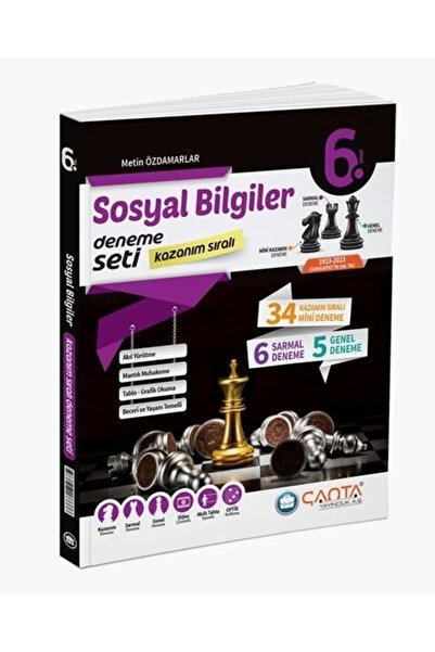 Çanta Yayınları Çanta Yayınları 6. Sınıf Sosyal Bilgiler Kazanım Sıralı Denem...