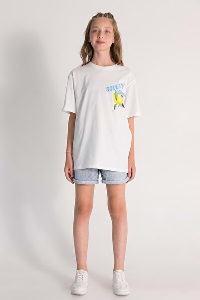 Waka Waka Κοριτσίστικο T-Shirt Crew Neck - Τυπωμένο μπροστά και πίσω