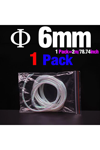 Choice 6 مم MNFT MNFT 2M/Bag ضفيرة لؤلؤية من مادة المايلر لربط الذبابة لصيد ا...