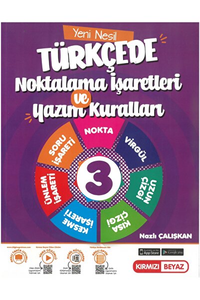 Kırmızı Beyaz Yayınları Kırmızı Beyaz 3.sınıf Yeni Nesil Türkçede Noktalama I...