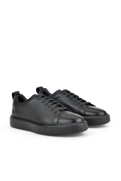 Ziya Ανδρικό Sneaker από γνήσιο δέρμα μαύρο 1511026Z875Y