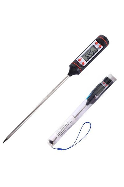 Choice Black Kitchen Digital Bbq Food Thermometer Meat Cake Candy Fry Grill Dinning Household Cooking Therm