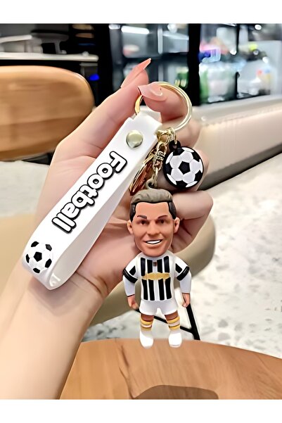 ŞEN AKSESUAR Ronaldo Juv 3D Anahtarlık ve Çanta Süsü Aksiyon Figürü