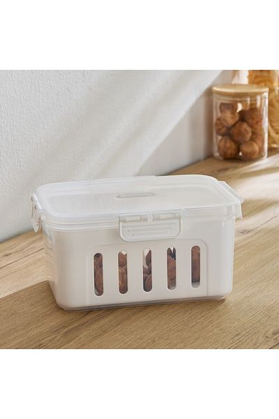 Home Box Sistematico Clip Lock Canister with Drainage 4000 ml