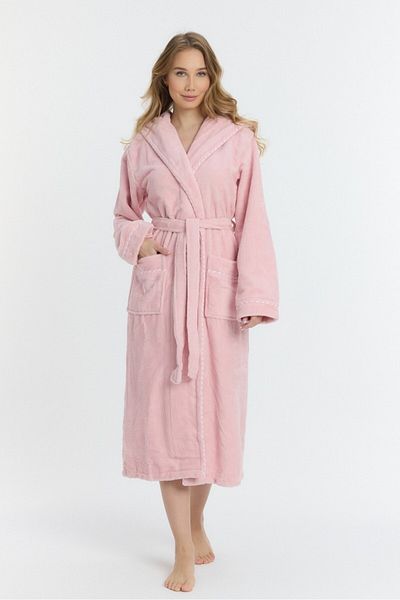 Mulberry Γυναικείο μπουρνούζι Triga Hooded 100% Βαμβάκι
