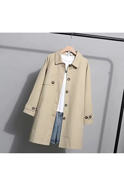 ARDSU Kadin Mevsimlik Trenckot, Ici astarli,