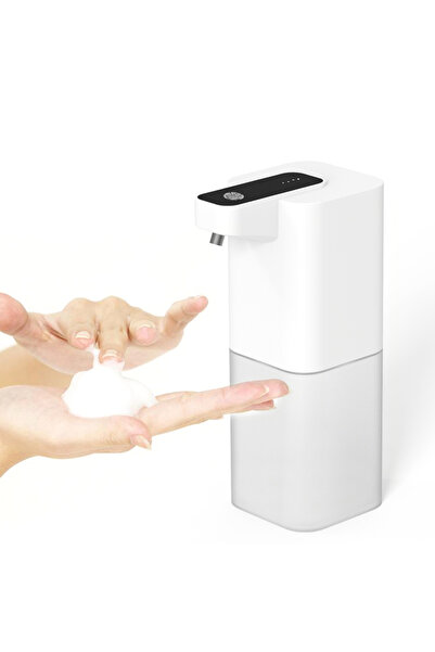 Choice موزع صابون سائل أوتوماتيكي أبيض مع مستشعر الأشعة تحت الحمراء بدون لمس وموزع صابون بدون استخدام اليدين