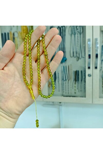 OltutaşıMarket Dominican Drop Amber 99 Luk Prayer Rosary 5 mm