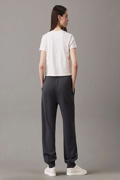 Calvin Klein Μπεζ γυναικεία φούτερ - Κανονική εφαρμογή, φαρδιά πόδια, ελαστική μέση και πόδια J20J 224989 -PT2