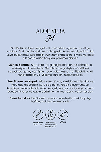 Polente Natural Aloe Vera Jel (100 ML).