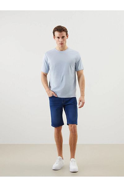 LC Waikiki Tricou bărbătesc din bumbac pieptănat cu gât crew