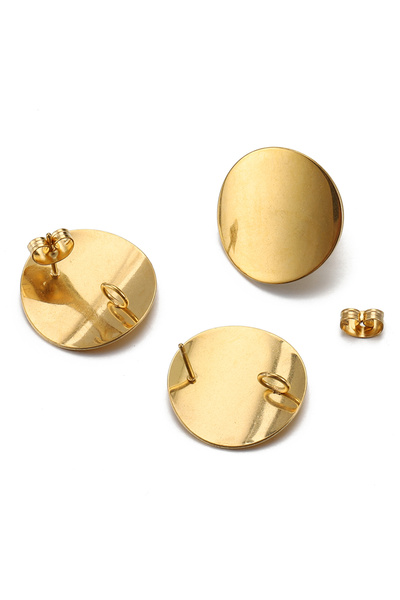 Choice 10 قطع من أقراط الأذن المصنوعة من الفولاذ المقاوم للصدأ باللون الذهبي ...