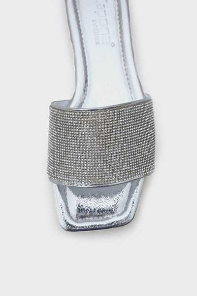 Capone Outfitters Stoned Damen-Hausschuhe mit flachem Absatz und einem Riemen