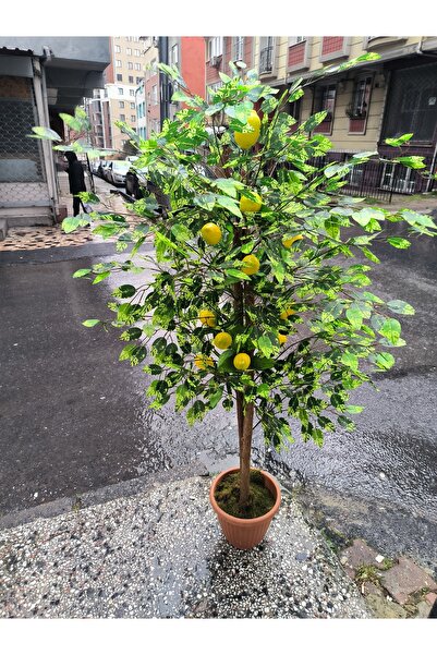 RUZGARCİCEK Rüzgar Yapay Çiçekçilik 130 cm Limon Ağacı