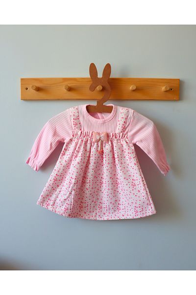 TinyAlp Eid Velvet Fabric Comfortable Design Baby Girl Dress
