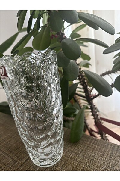 ORTAKÖY CENNETİ Κρυστάλλινο Βάζο 1 Τεμάχιο Κρυστάλλινο Γυάλινο Βάζο 17,5 cm