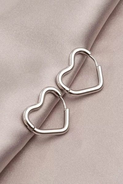ARTEMİSİA Women's 316 L Steel Vip Series Tarnish Free Antiallergenic Heart Earrings