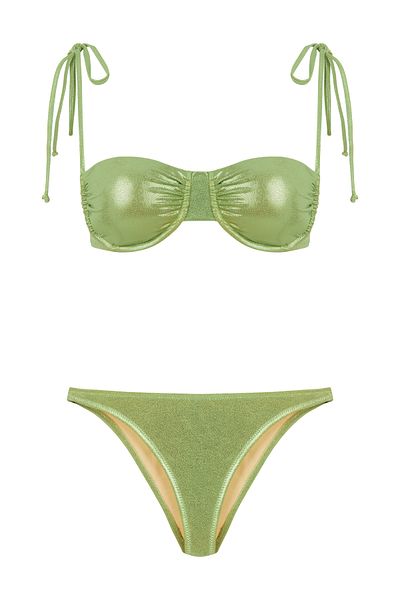 AQUELLA Σετ μπικίνι με Underwire Pistachio Green