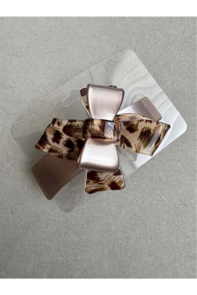 Pelin Aksesuar Automatic Buckle Leopard Bow - 4 Models