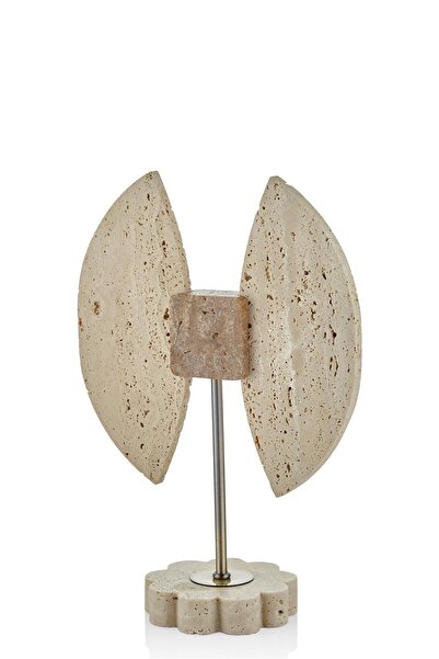 SETABIANCA Evza Mermer Roma Bow Tie Traverten 12*24*36 Cm