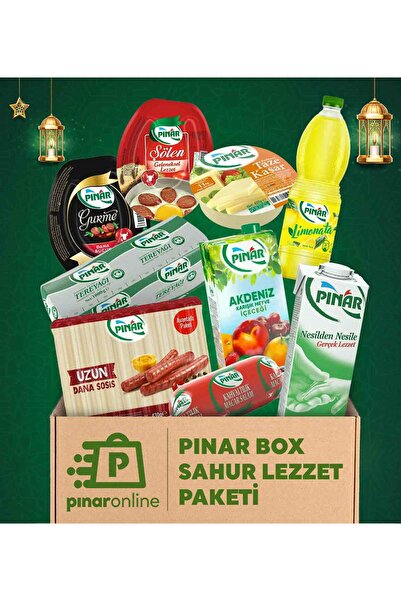 Pınar Ramazan Paketi - Sahur Lezzetleri-tereyağı,sucuk,kaşar Peyniri,salam,so...
