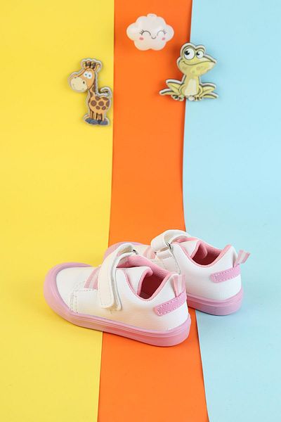 Moda Lime Pantofi sport unisex, complet ortopedici, flexibili, respirabili, pentru copii, cu velcro, pantofi colorați pentru copii
