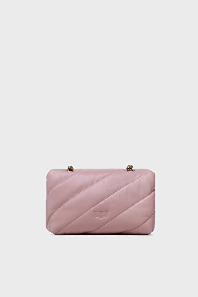 PİNKO Pinko prošívaná taška s řetízkem z pravé kůže 100039 A0F2 O81Q