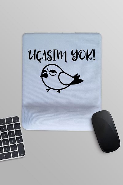 qoeuyl boutique Δεν έχω αστεία διασκεδαστική εκτύπωση ορθογώνιου ποντικιού με υποστήριξη καρπού