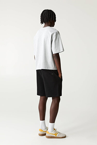 Pull & Bear Dokulu jogger bermuda