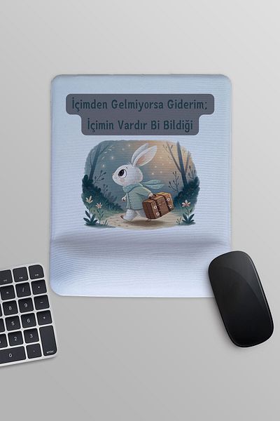 qoeuyl boutique Αν δεν έρχεται από μένα, πάω με τυπωμένο ορθογώνιο ποντίκι με υποστήριξη καρπού