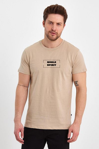 FİHA /2059- ΑΝΔΡΙΚΟ ΜΠΟΥΜΕΝΟ COMPACT O-NECK TSHIRT - OXFORD