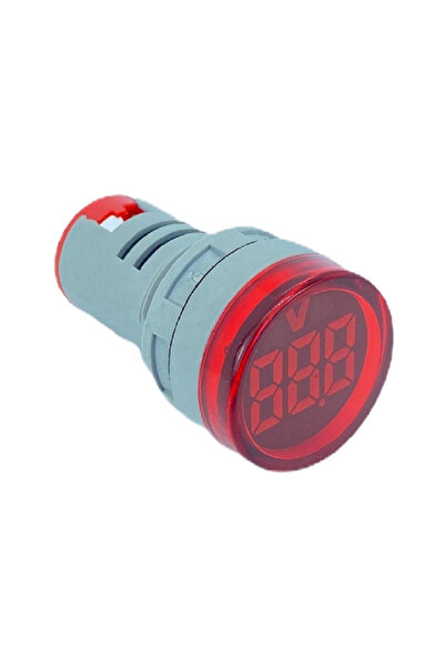 Genel Markalar 22MM DİJİTAL VOLTMETRE 5-60V DC KIRMIZI