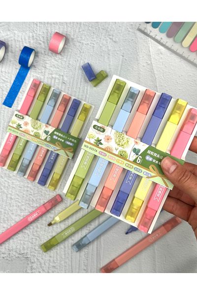 ZeCo Collection Double Sided Flower Scented Marker Set of 6