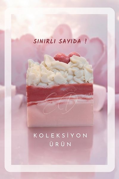 EDLIKE Natural Handmade Love Soap Made from Pure Oils 110 Gr