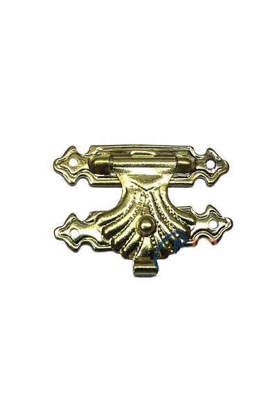 LiderGlobal Box, Backgammon Clip, Front Lock No:3 - 33x24 Yellow, 100 Pieces