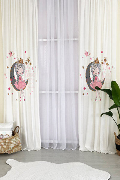 Evmila ستارة خلفية منقوشة لغرفة الأطفال