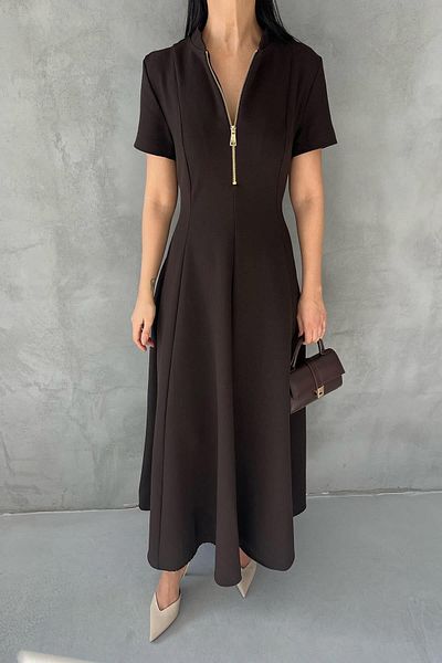 buqre's moda Φόρεμα με φερμουάρ με φούστα