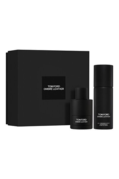 Tom Ford مجموعة أومبير ليذر (عطر 100 مل + سبراي للجسم 150 مل)