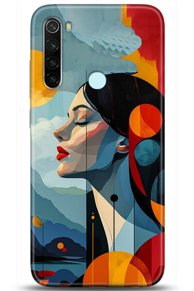 adveksiyon حافظة هاتف Xiaomi Redmi Note 8 مطبوعة بدقة HD - سلسلة Anatolia Cen...