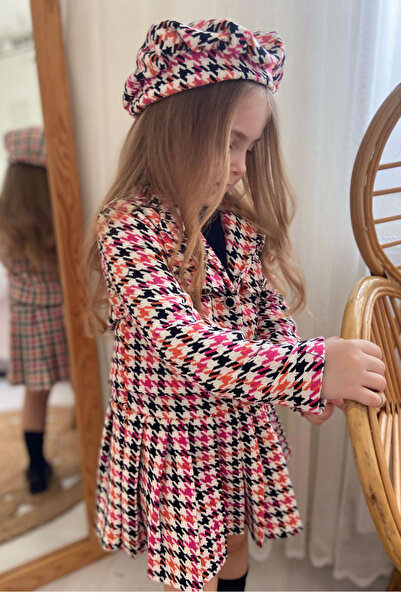 ELAFOR Four-Piece Skirt Jacket Set for Girls - Holiday April 23