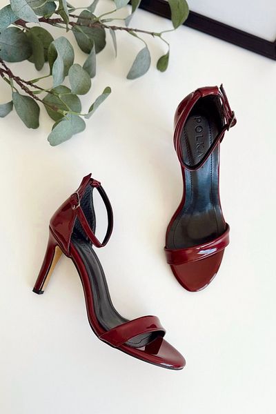 POLKA STORE Pantofi de damă, rochii de seară elegante, cu toc subțire, cu o singură curea